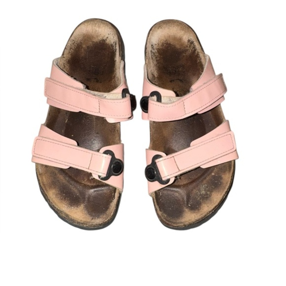 Birkenstock Birkis MADURA Light Pink Patent Two Strap Sandals Woman's Size 8‎